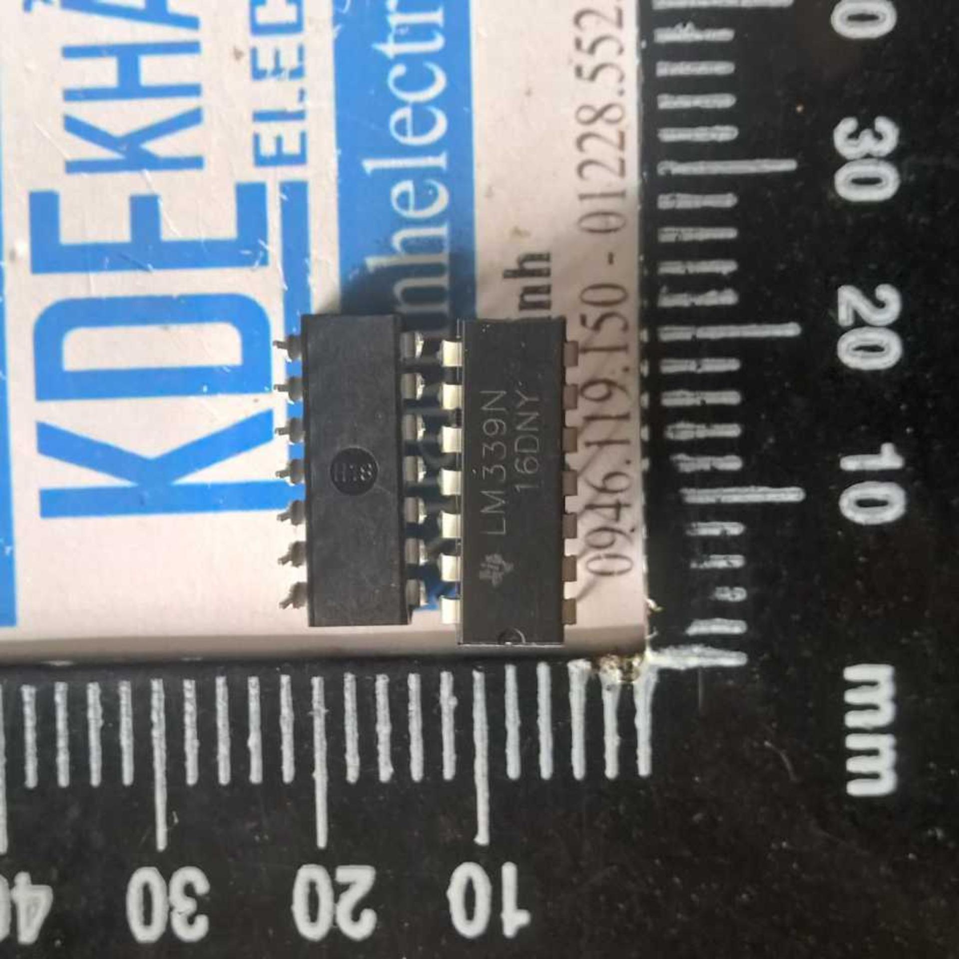 10 con LM339N DIP-14 4*opamp OPAMP bốn CHÂN cắm kde1463