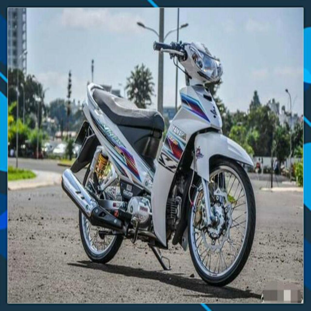 Tem Rời Xe Sirius Trắng (Bộ)