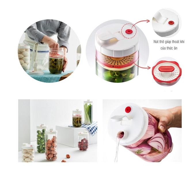 [Lock&Lock] Hộp muối dưa cà 2.1L Lock n Lock