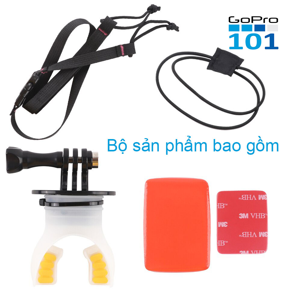 Bite Mount giá đỡ ngậm miệng cho GoPro, Action cam