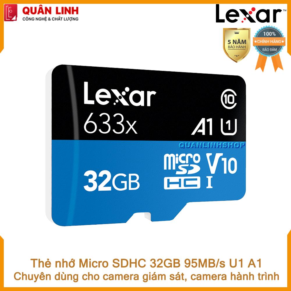 Thẻ nhớ Micro SD 32GB 95MB/s A1 V10 U1 Lexar