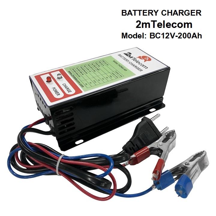 Máy nạp ắc quy 2mTelecom  BC-12V-200Ah