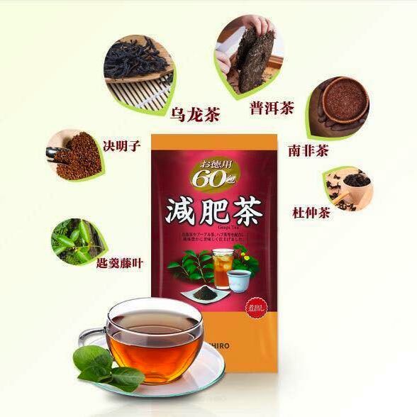 Trà tiêu mỡ Genpi Nhật Bản 60 gói