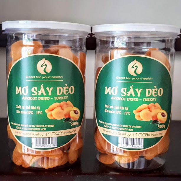 Mơ khô sấy dẻo - hộp 500gram