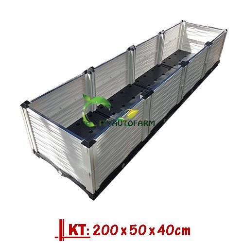 Chậu nhựa lắp ghép thông minh , Chậu nhựa trồng cây, Chậu nhựa trồng rau, Chậu nhựa trồng hoa, chậu nhựa kích thước lớn, dễ dàng lắp đặt, thay đổi kích thước phù hợp. - Hàng Việt Nam chất lượng cao.