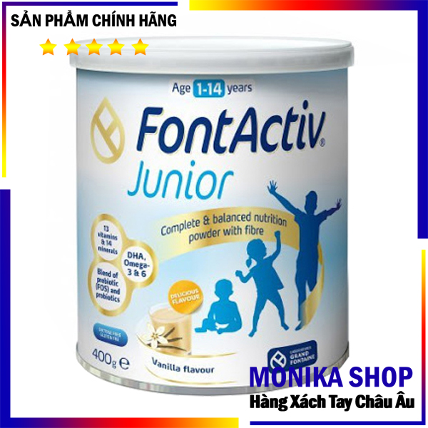 Sữa Junior Xanh tăng chiều cao hộp 400gr