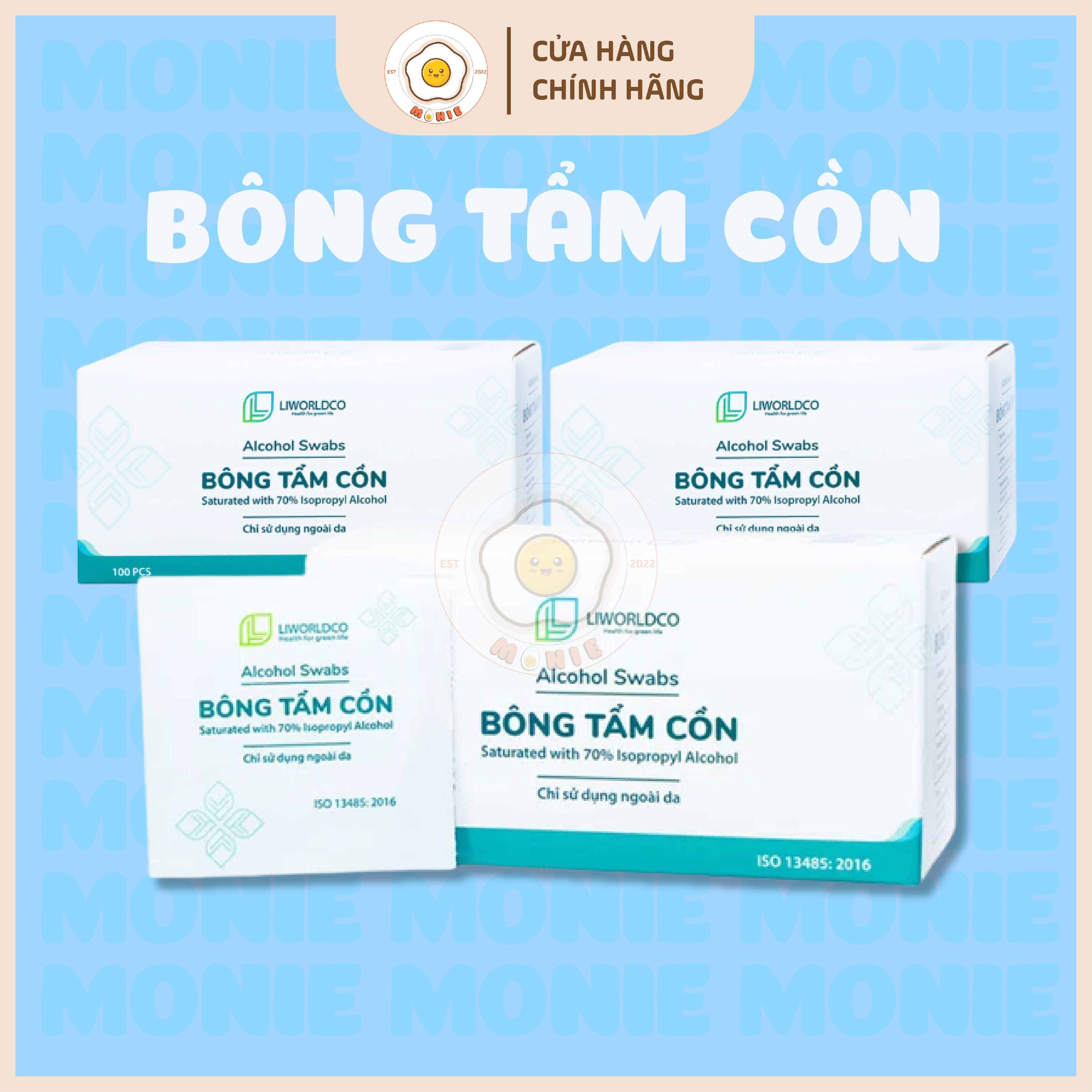 Bông Tẩm Cồn Alcohol Pad.