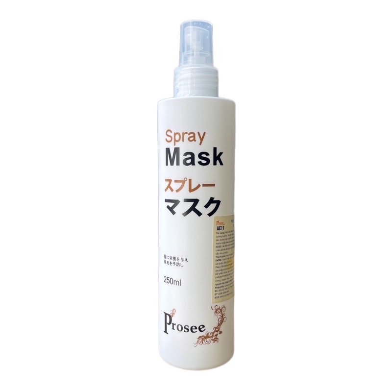 [HCM]Xịt dưỡng phục hồi tóc Prosee Spray Mask AE11 250ml