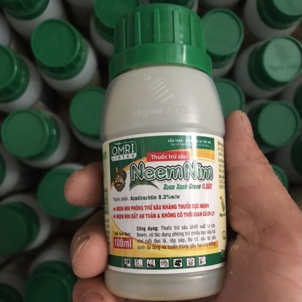 Dầu neem neemnim phòng trừ côn trùng sâu bọ và tuyến trùng 100ml NEEM NIM