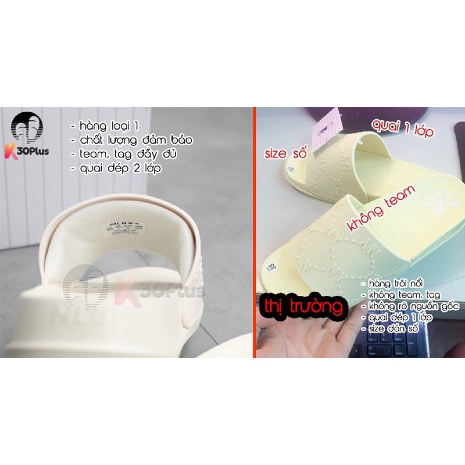 Dép Quai Ngang MLB VN CHUNKY DIA MONOGRAM(Chuẩn Auth tuồn)