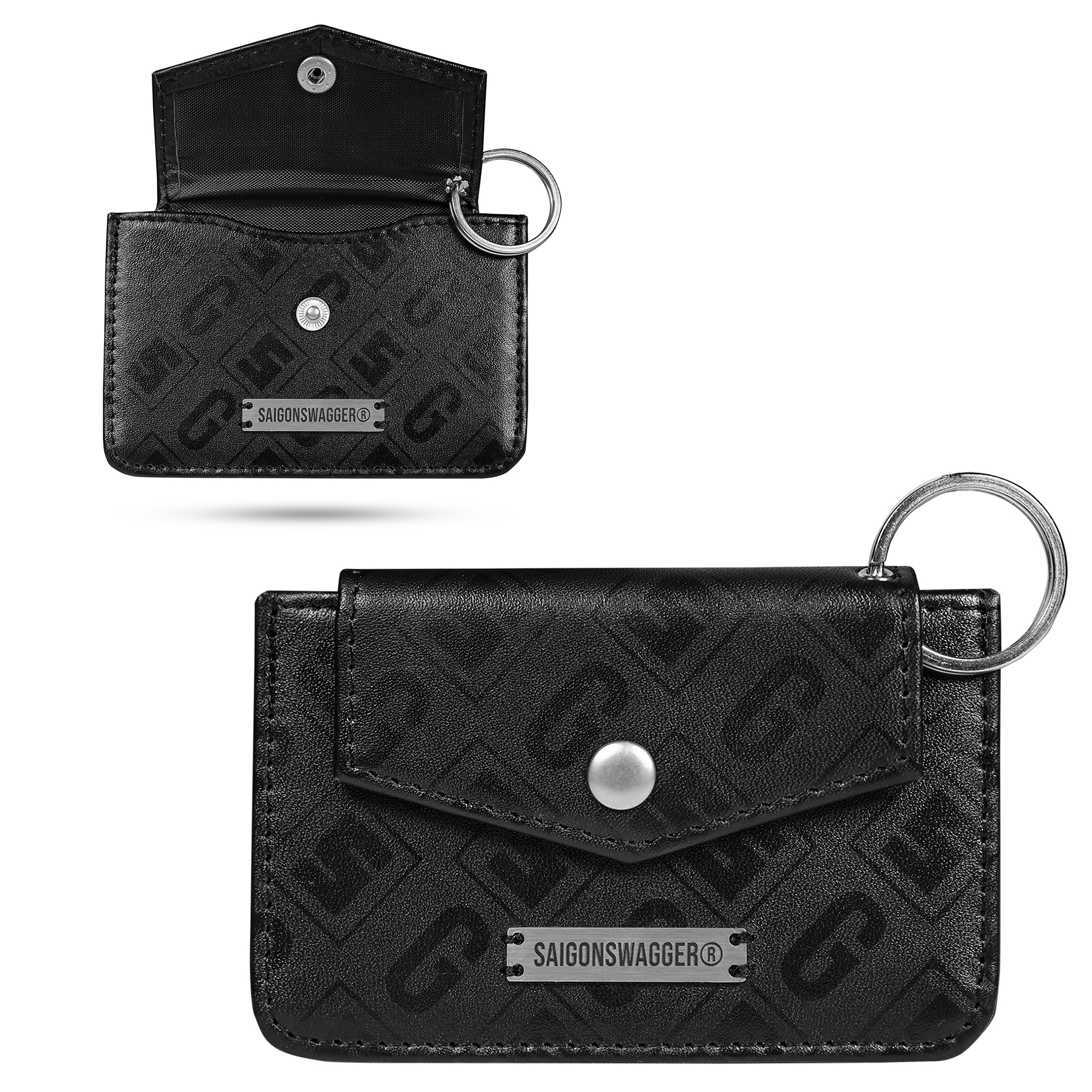 Ví Đựng Thẻ, Móc Khoá Da Thật SAIGON SWAGGER® ECLIPSE FLAP CARD KEYCHAIN