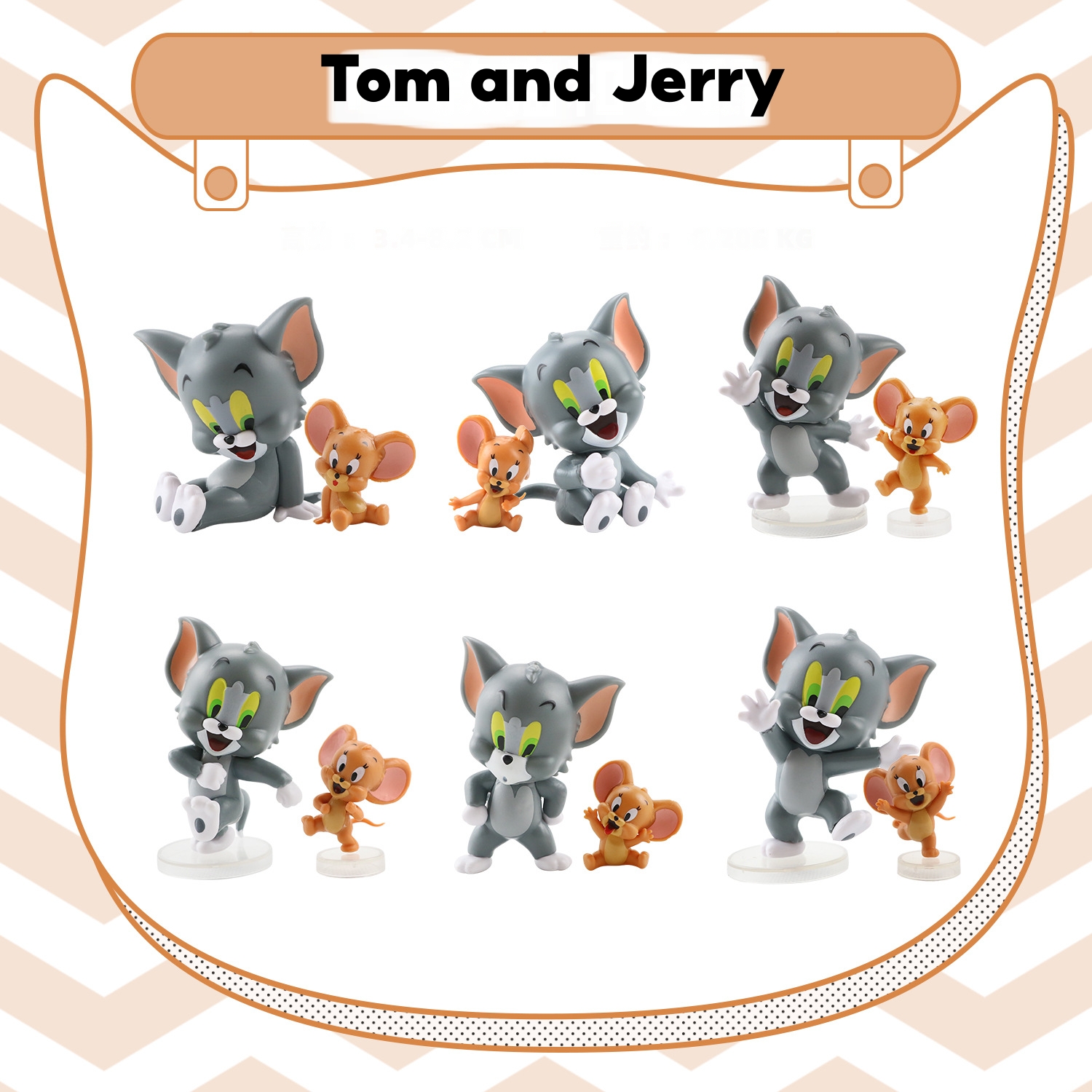 Set 6 models Tom & Jerry lovely