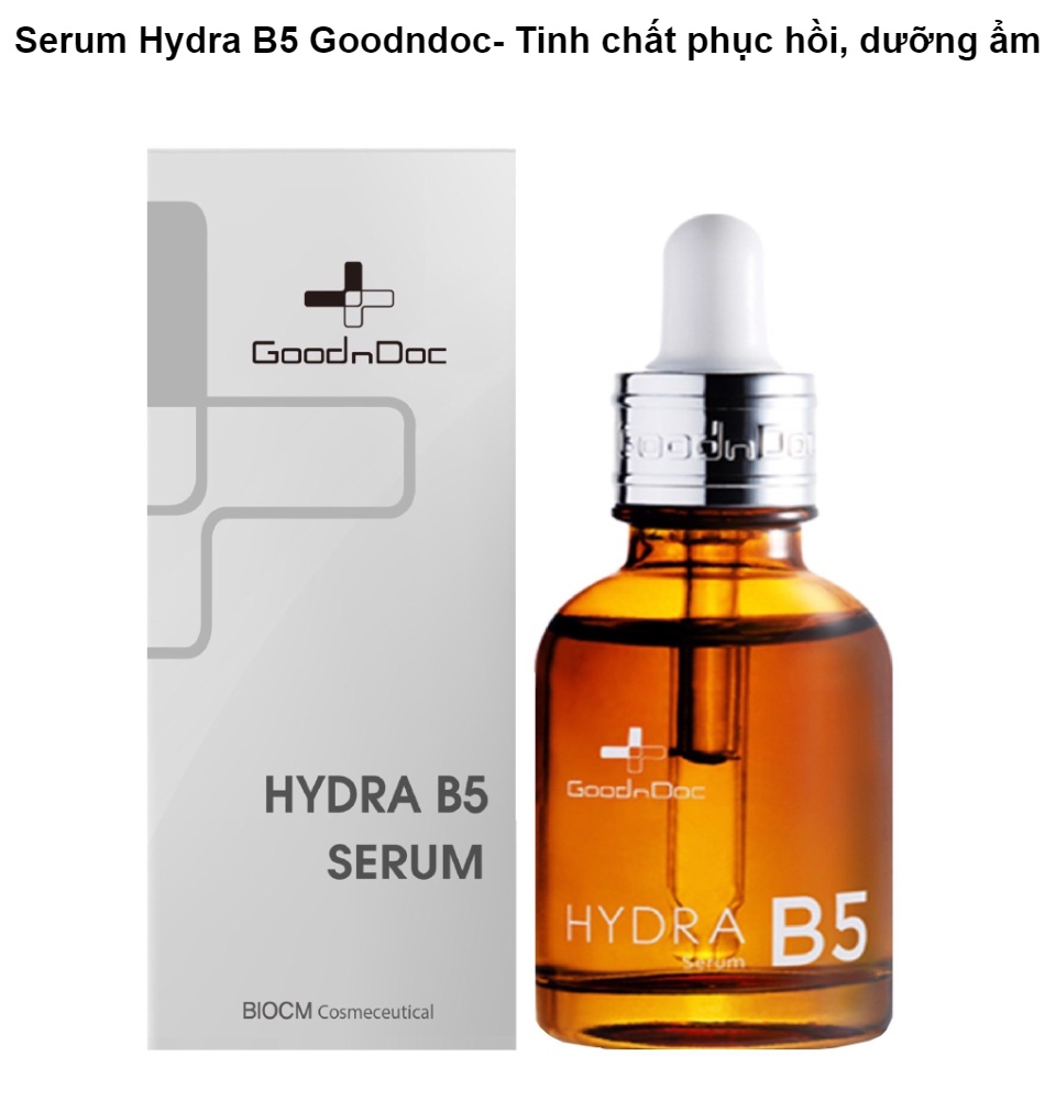 Serum dưỡng ẩm phục hồi da goodndoc hydra b5 - serum b5 goodndoc 30ml