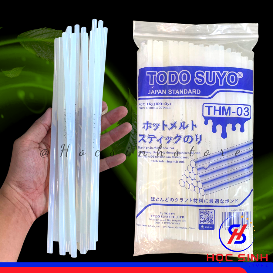 Glue candle type small thm-03 6.7mm x 270mm high quality for glue gun type small