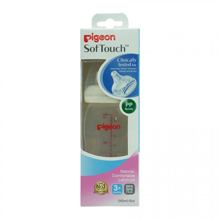 [HCM]Bình sữa Pigeon cổ rộng PP Plus 160ml - 240ml - 330ml