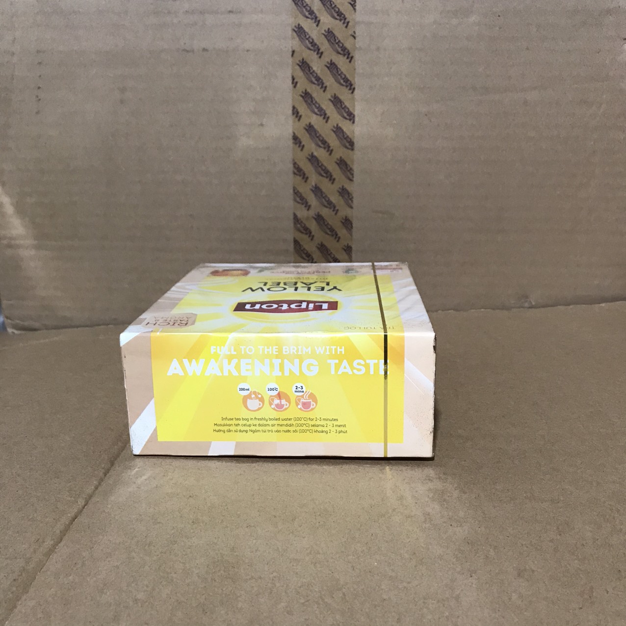 Trà Lipton Nhãn Vàng - 100 Gói