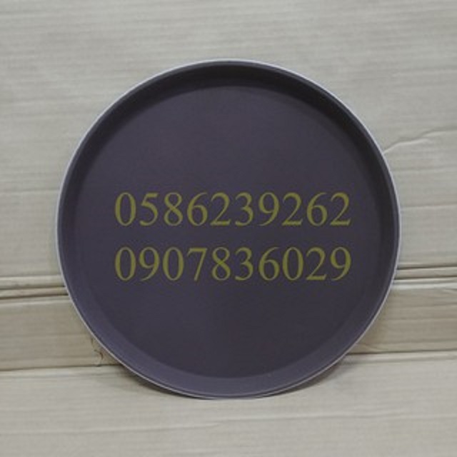 Khay tròn phục vụ chống trượt 35cm