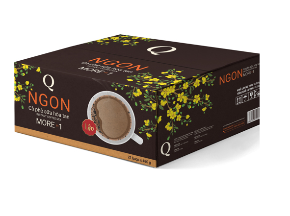 Combo 2 Bịch Cà Phê Hòa Tan 3in1 Ngon bịch 24 gói