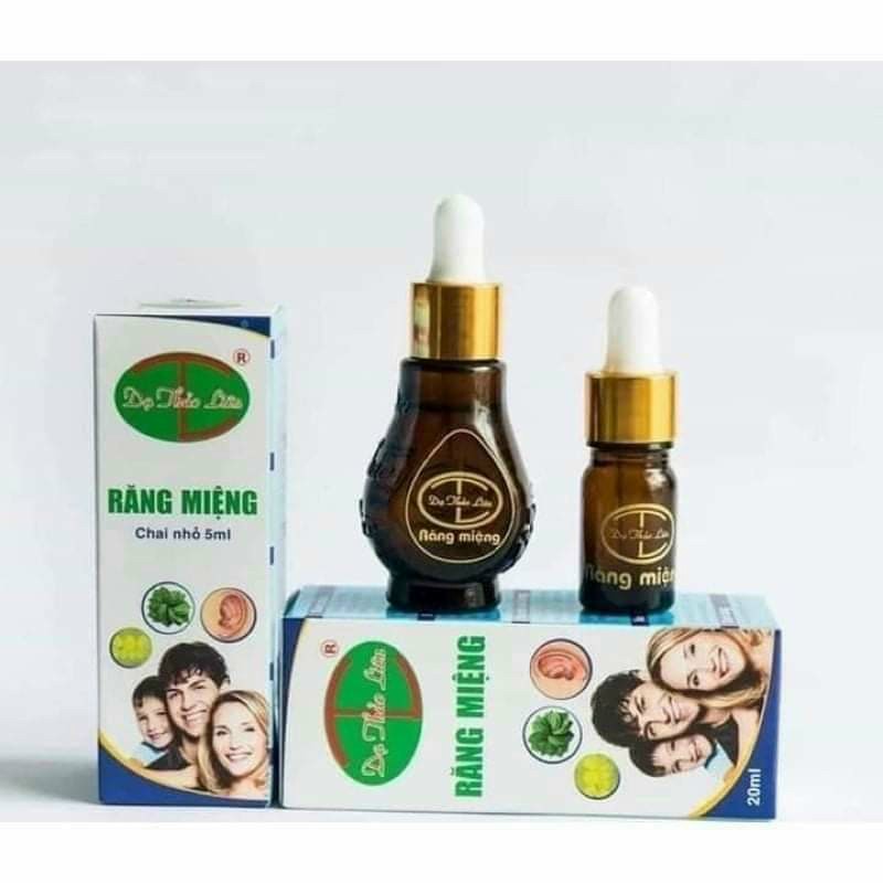 TINH DẦU RĂNG MIỆNG SÂU RĂNG NHIỆT MIÊNG SÚN RĂNG DẠ THẢO LIÊN
