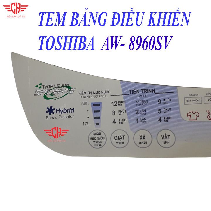 Tem phím máy giặt Toshiba E8960