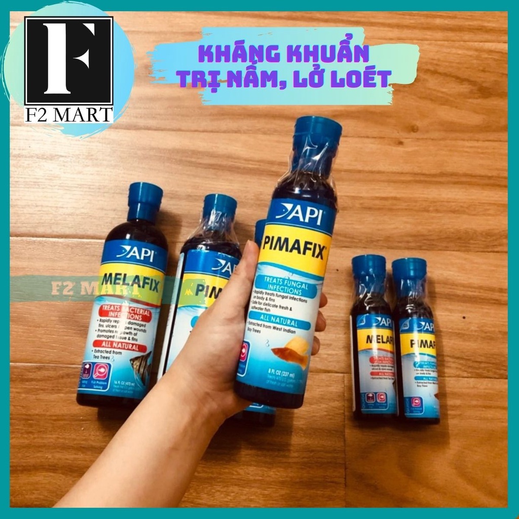 Dung dịch kháng khuẩn và nấm Melafix và Pimafix