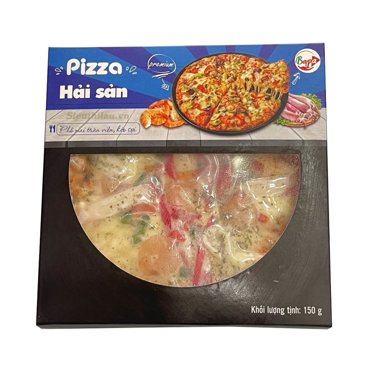[Tokbokki Store] [HCM SHIP 2H] Bánh Pizza Hải Sản Bapa 15cm