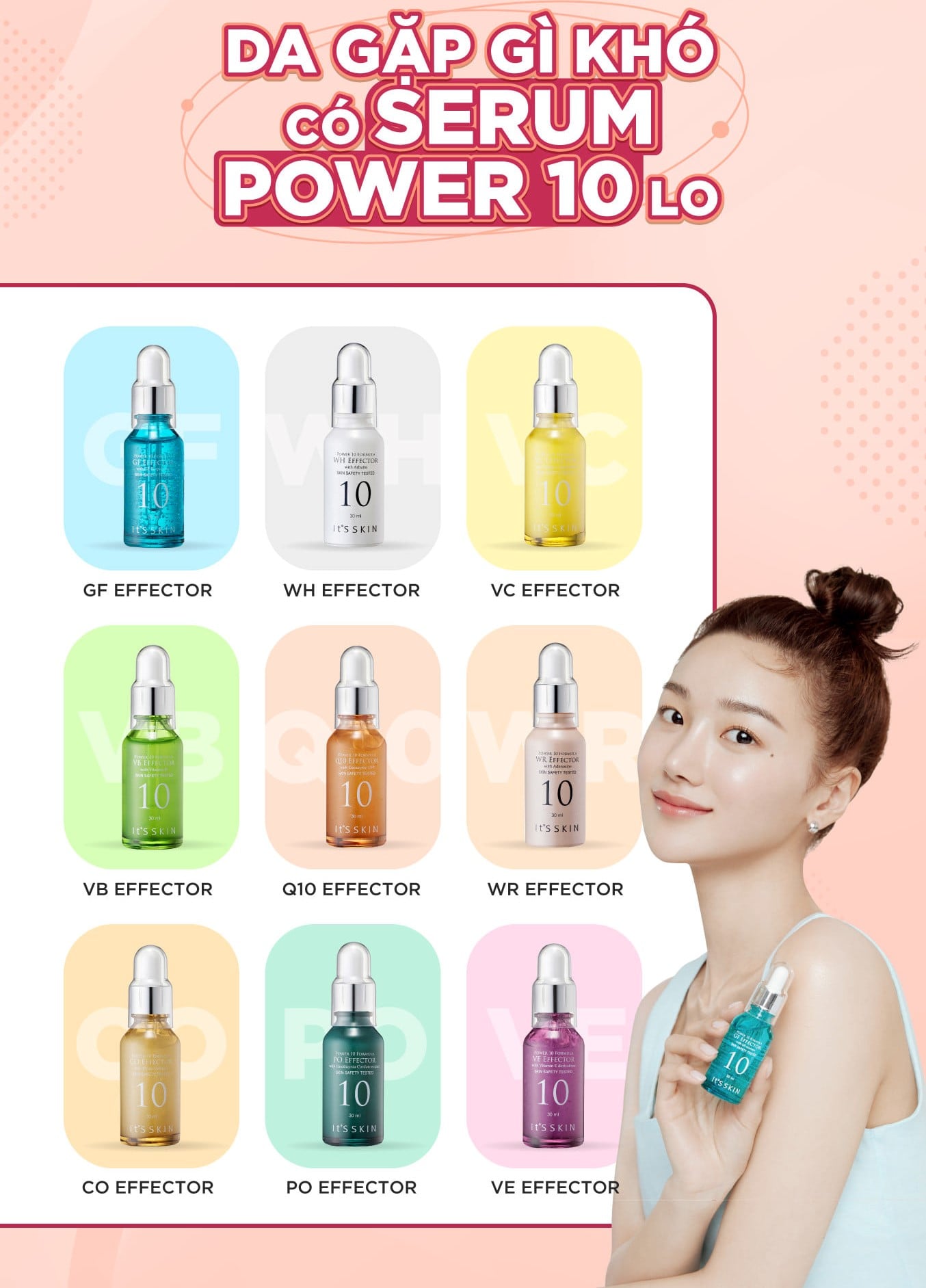 ( mẫu dùng thử )Tinh chất dưỡng da It's Skin Power 10 Formula Effector
