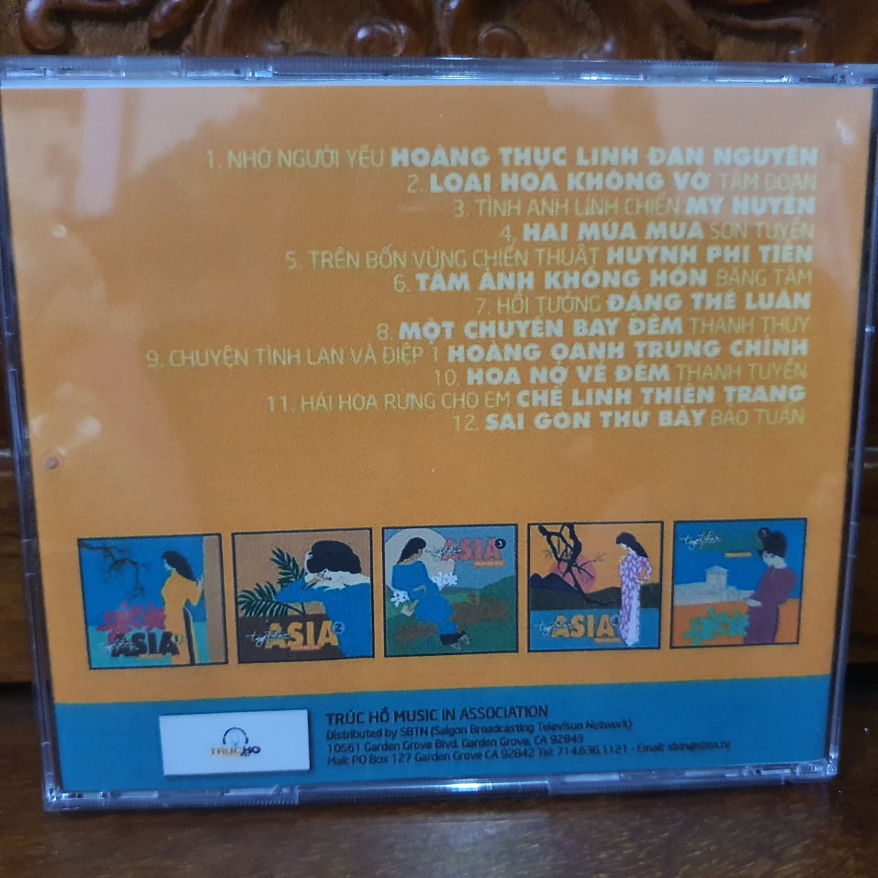 [MDCD] Bộ 5 Đĩa CD tuyệt phẩm Asia