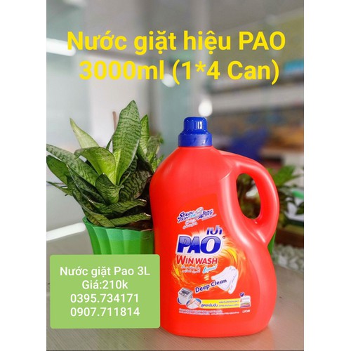 [HCM]Nước Giặt Pao 3000ML Thái Lan