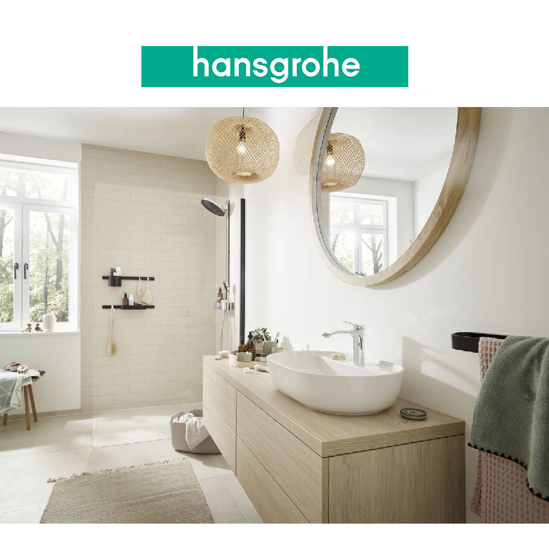 Móc treo khăn đôi HANSGROHE WallStoris 27914