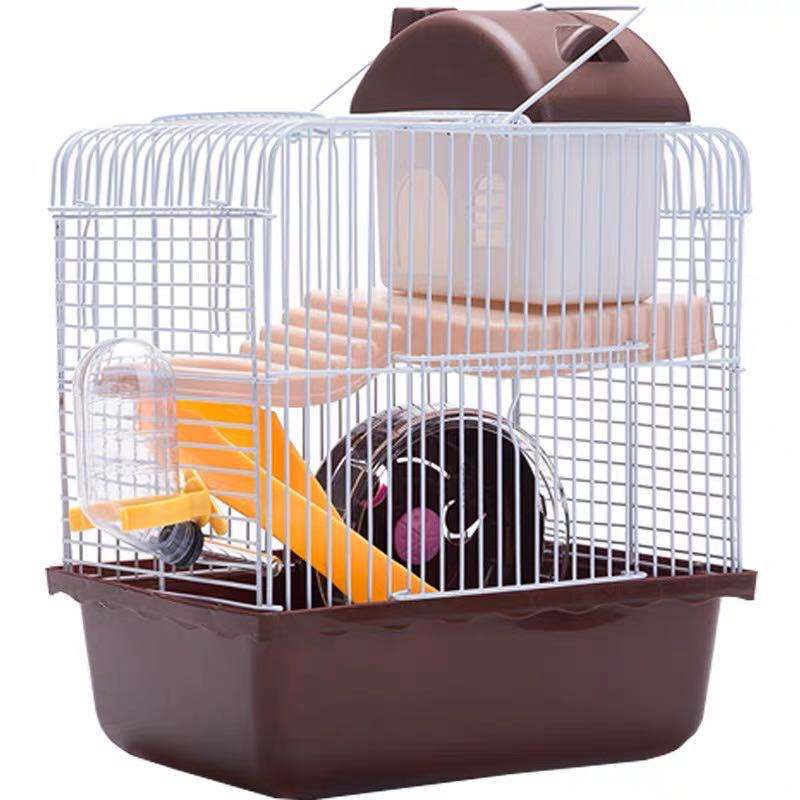 Lồng cho hamster đầy đủ phụ kiện Luna Pet LH02- Lồng nuôi hamster 2 tầng tiện dụng