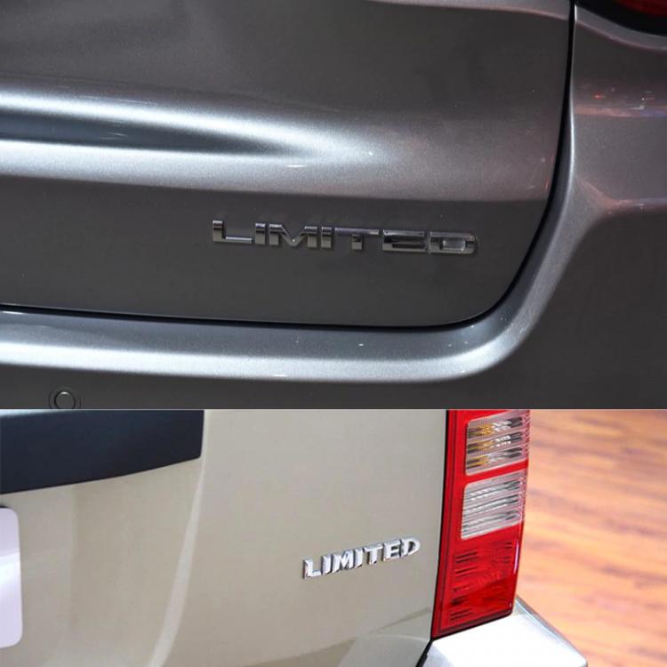 Decal 3D Logo Chữ dán xe trang trí - LIMITED