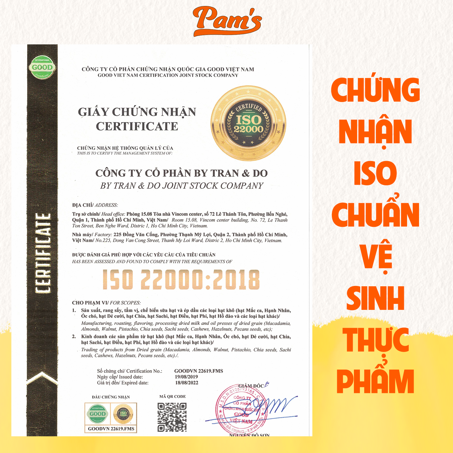 Hạnh nhân rang bơ nhập khẩu Mỹ Pams 150g/hũ