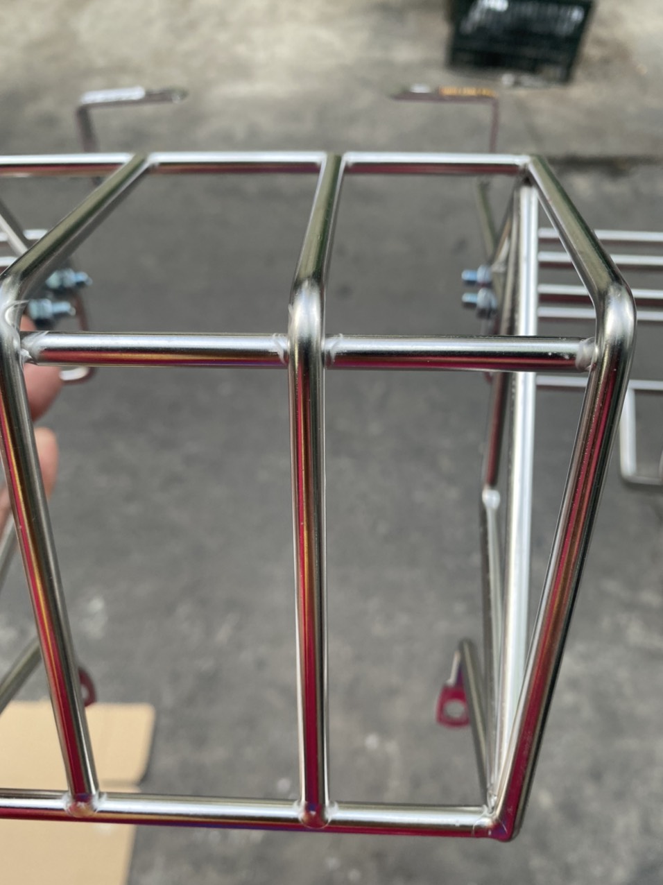 BẢO VỆ ĐÈN HẬU XE CUB 82 INOX