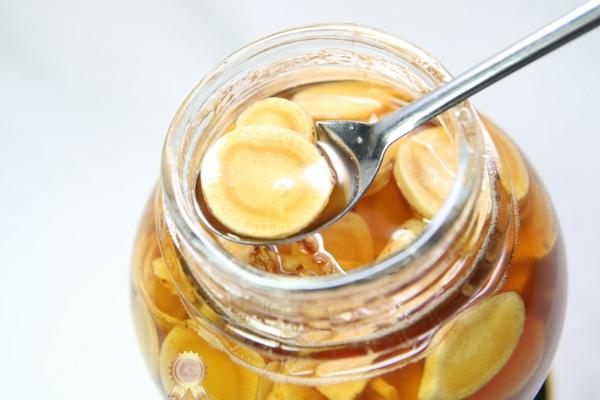 Sâm Tươi Lát Ngâm Mật Ong (Trà Sâm Mật Ong) Bio Apgold Hàn Quốc (580g)