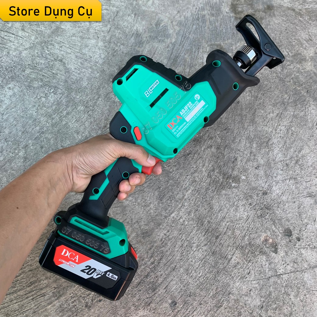 20V Máy cưa kiếm cầm tay DCA ADJF22, Máy cưa kiếm mini, máy cưa đa năng động cơ không chổi than | ADJF22DM, ADJF22Z