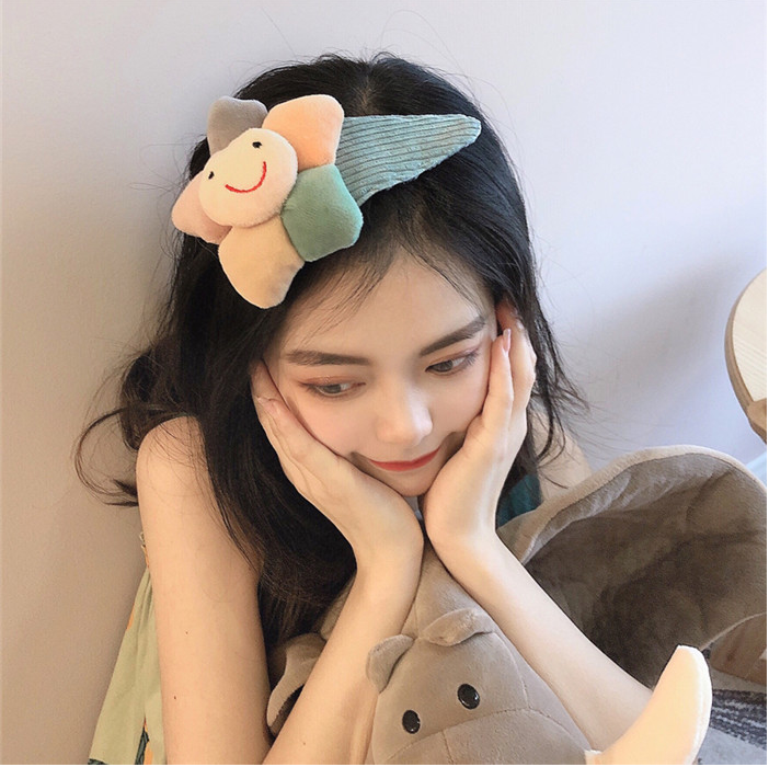 Kẹp tóc nữ gấu bông xinh xắn tiểu thư