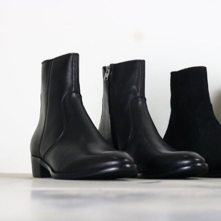 Giày Zip booots Đế Cao Su