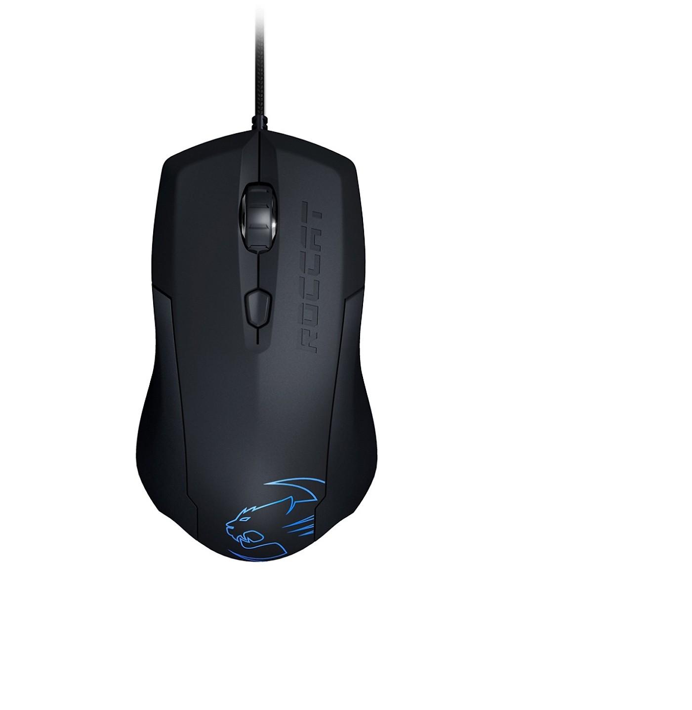 Roccat Lua Tri-Button Gaming Mouse (Black) - Official distributor