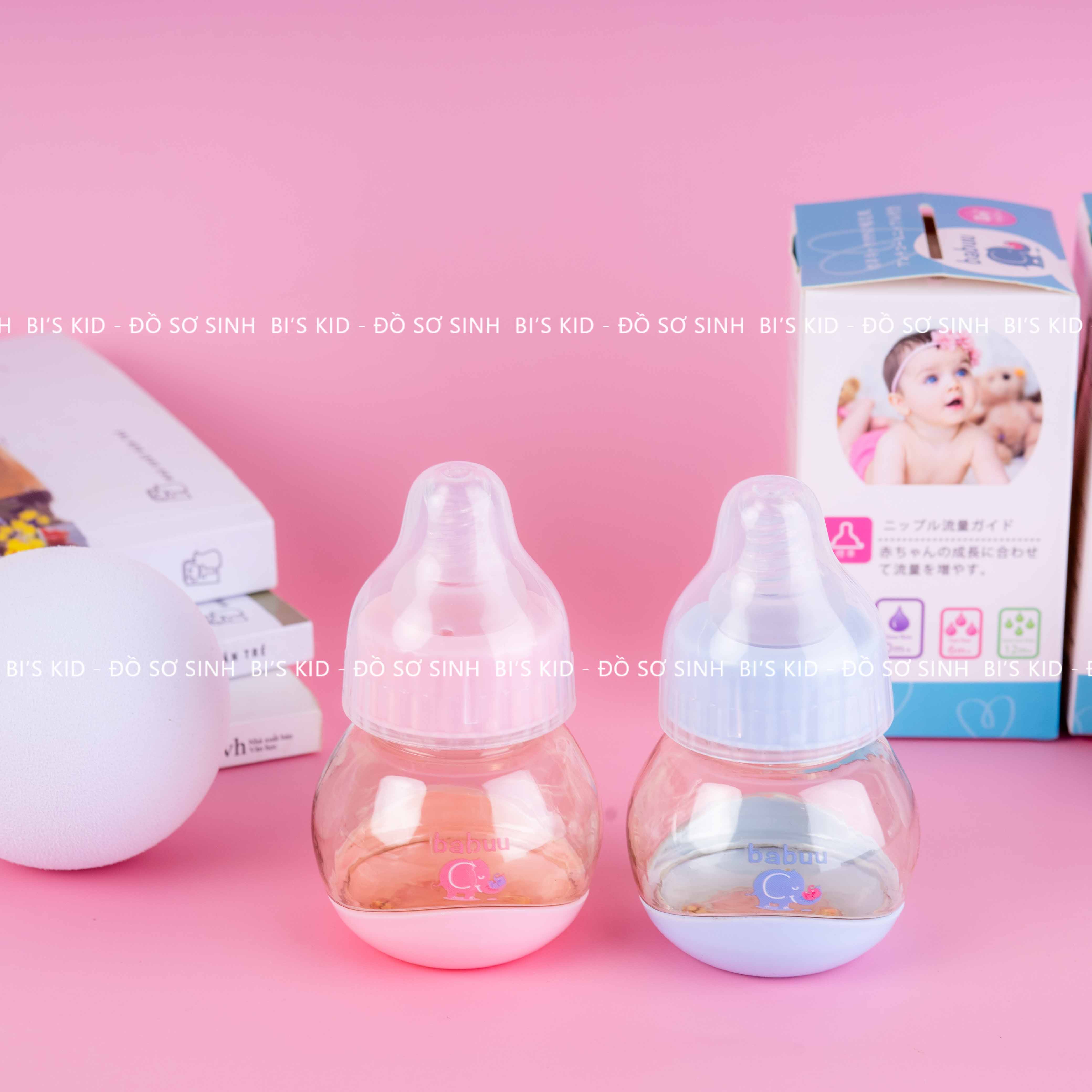 Bình sữa Babuu 75ml cho bé sơ sinh