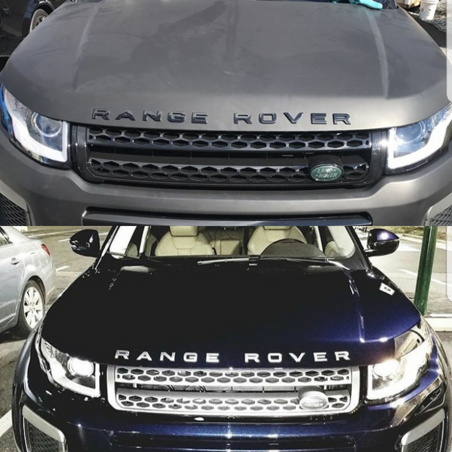 Tem Logo Chữ Nổi RANGE ROVER Dán Trang Trí Xe