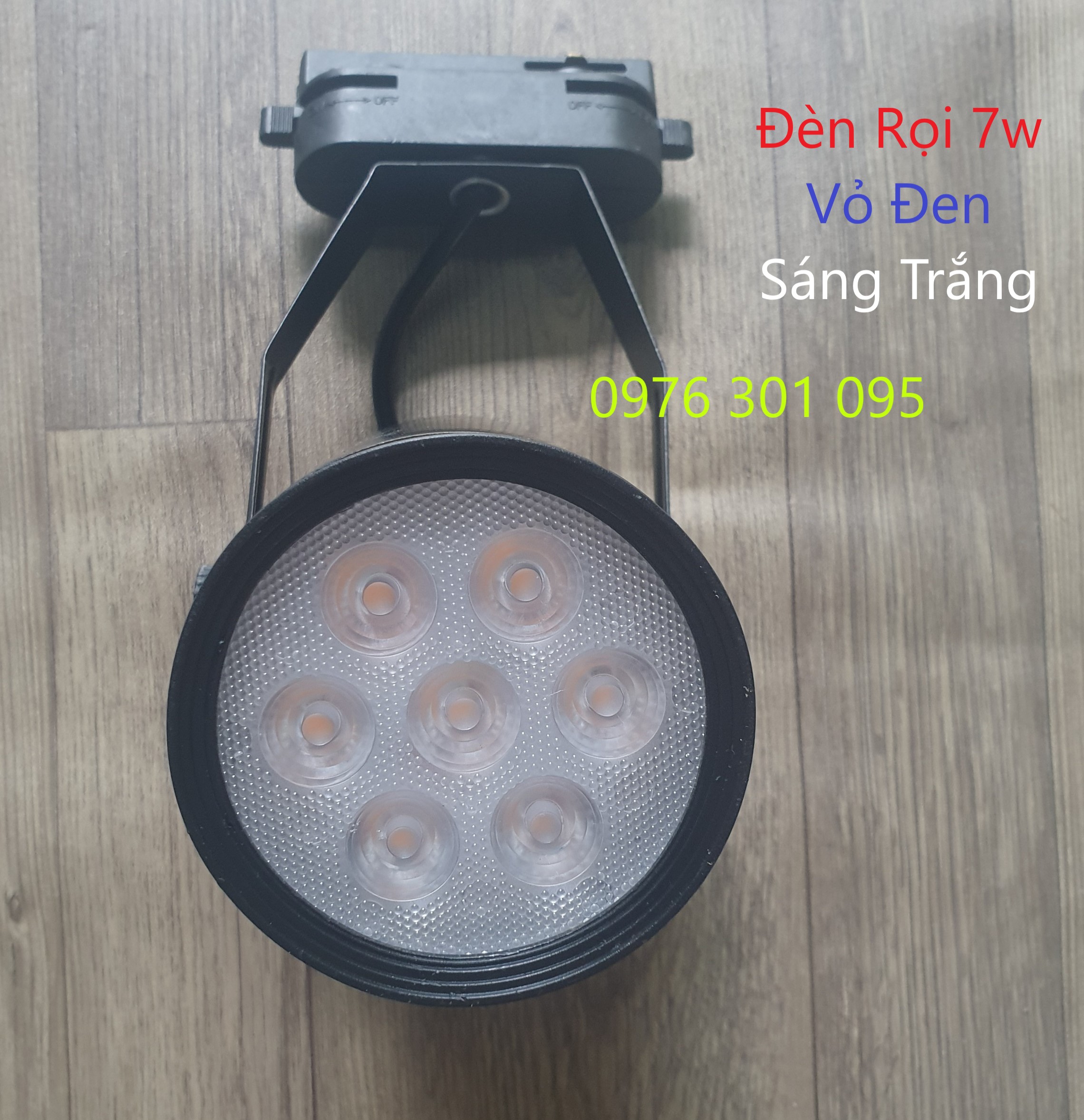 Đèn Rọi Thanh Ray 7w (Trắng - Vàng) - Bảo Hành 12 Tháng