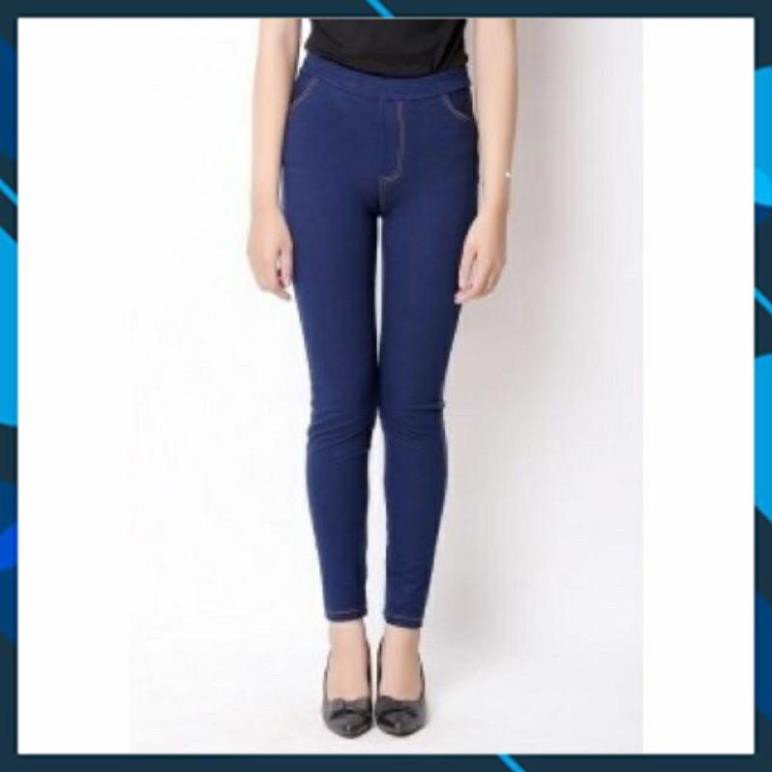 Legging giả jean quần giả bò tôn dáng siêu xinh chất liệu cotton co giãn 4 chiều loại 1