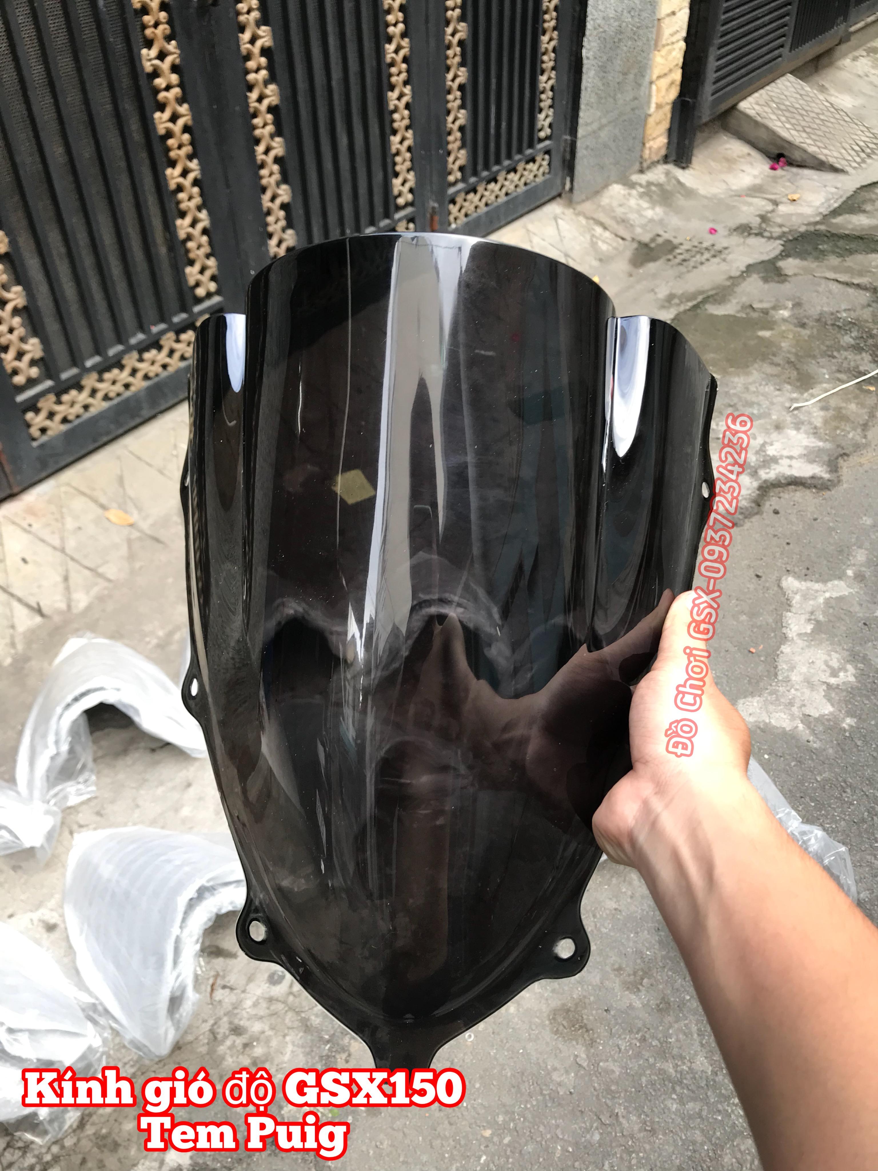 Kính chắn gió độ GSX150R - tem Puig (vui lòng xem chi tiết)