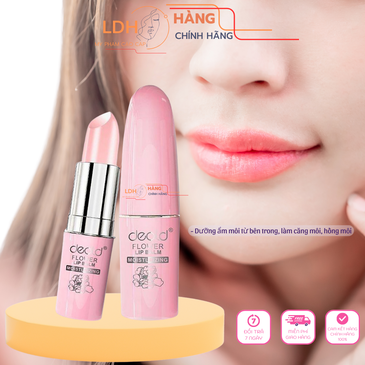 Son dưỡng Deold khử thâm, dưỡng môi căng bóng, làm hồng môi, làm hồng