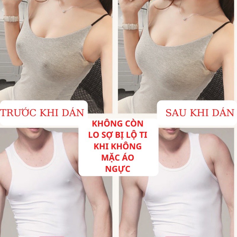 Hộp 5 đôi miếng dán ngực silicon