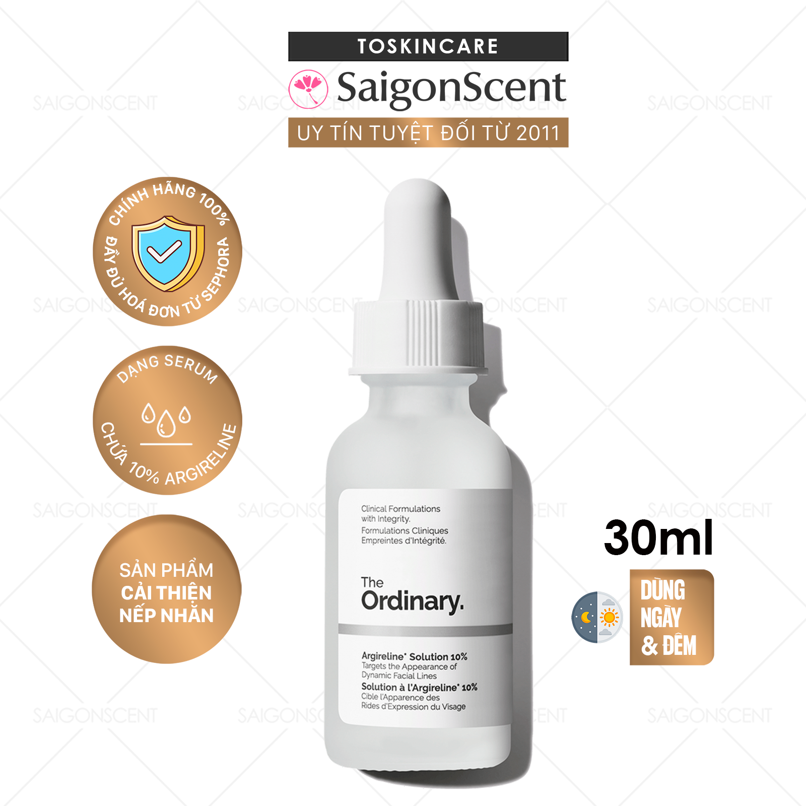 Tinh chất chống lão hoá săn chắc da The Ordinary Argireline Solution 10% (30ml)