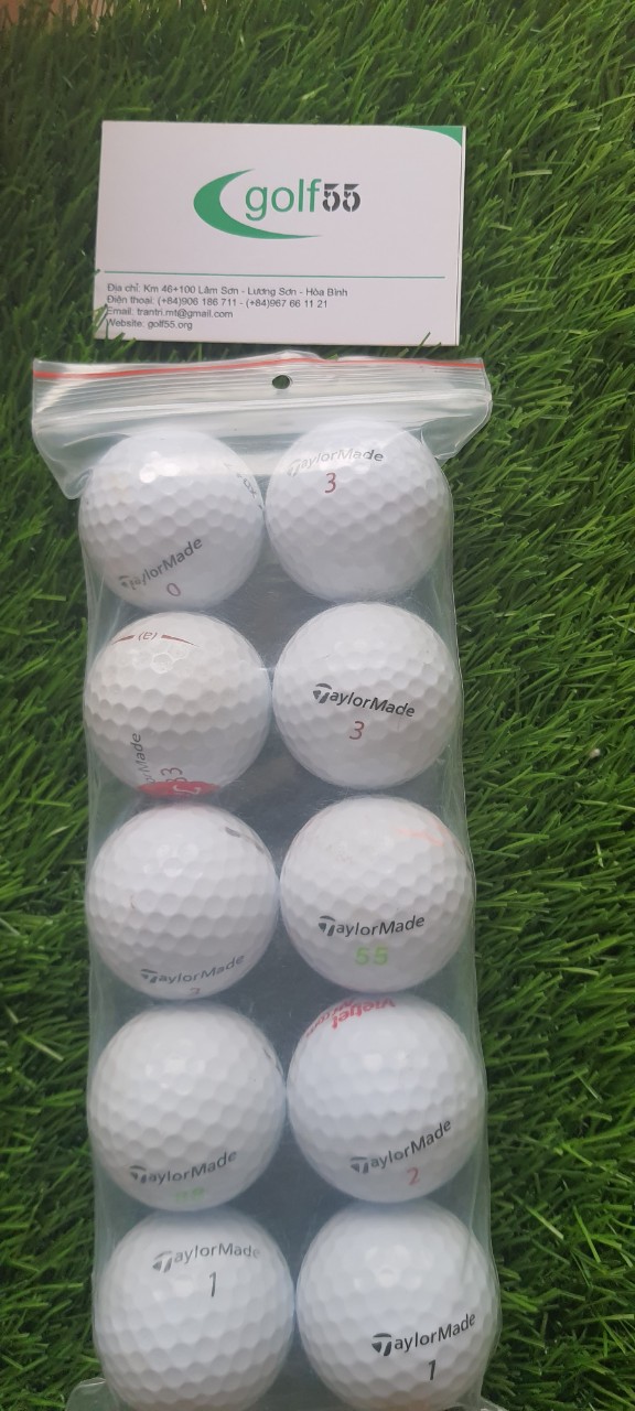10 quả bóng golf taylormade độ mới 90% đến 99%