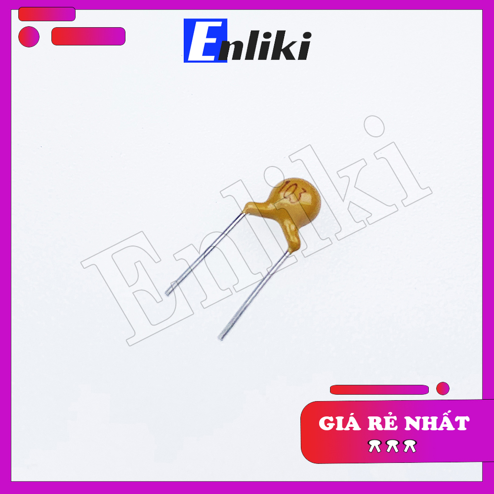 5 Chiếc Tụ Gốm Vàng 0.01uF 50V 103