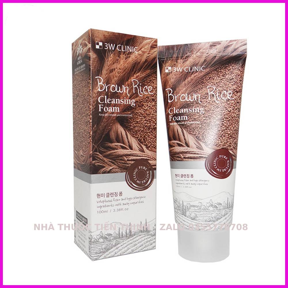 [HCM]3W Clinic - Green Tea Cleansing Foam Hàn Quốc